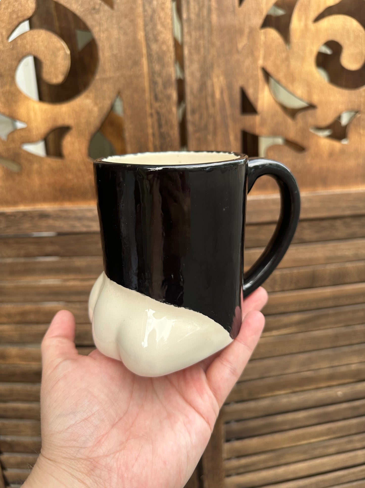 Black & White Paw Mug
