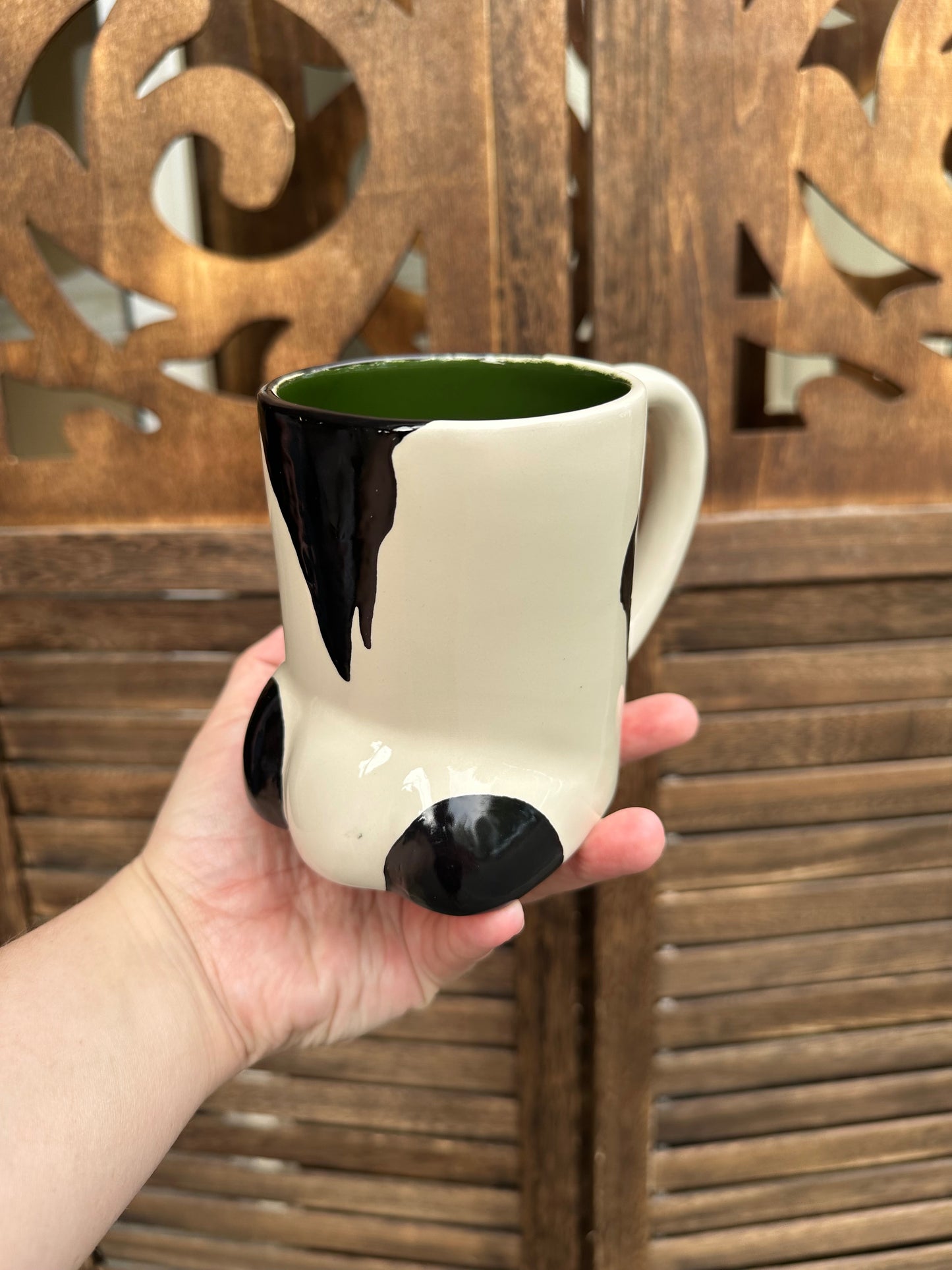 Black & White Paw Mug