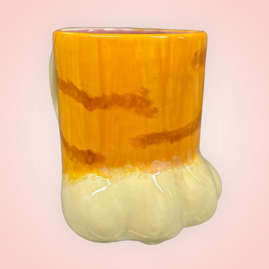 Orange Paw Mug