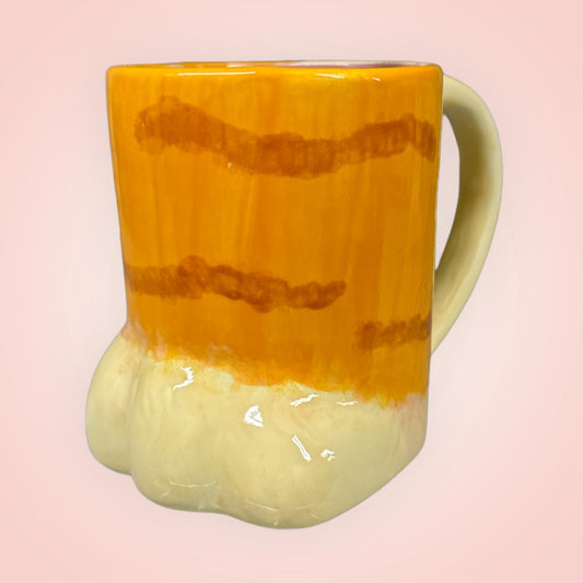 Orange Paw Mug